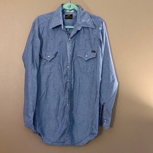 Classic Blue Button Down Shirt